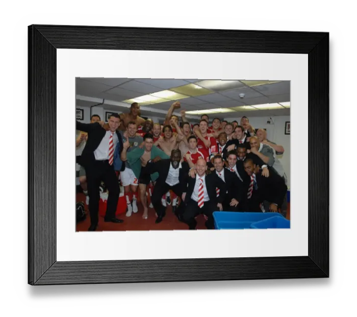 Framed Print : Unity in the Dressing Room: A Peak into Bristol City FC's Play-Off Battle Against Crystal Palace Framed Print : Unity in the Dressing Room: A Peak into Bristol City FC's Play-Off Battle Against Crystal Palace