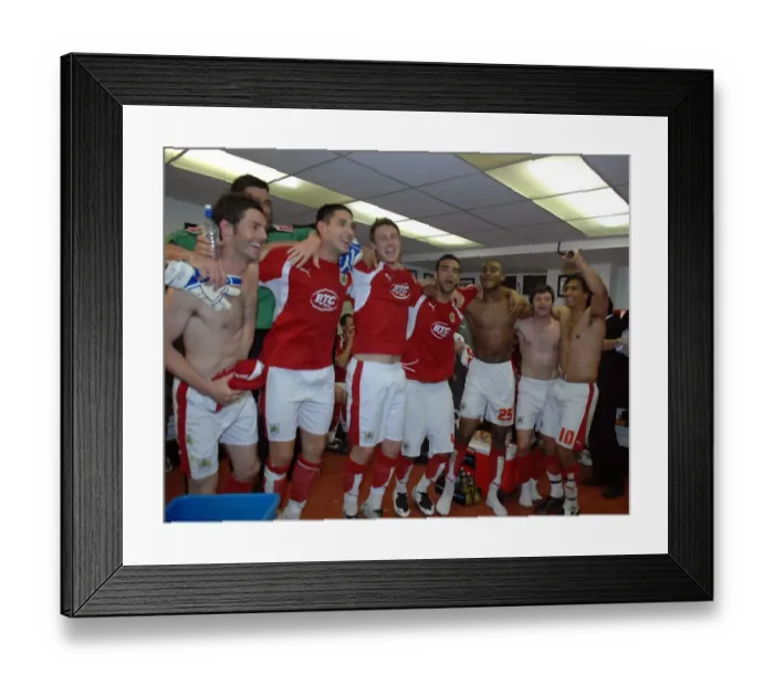 Framed Print : Bristol City FC: United in the Dressing Room - Play-Off Battle against Crystal Palace Framed Print : Bristol City FC: United in the Dressing Room - Play-Off Battle against Crystal Palace