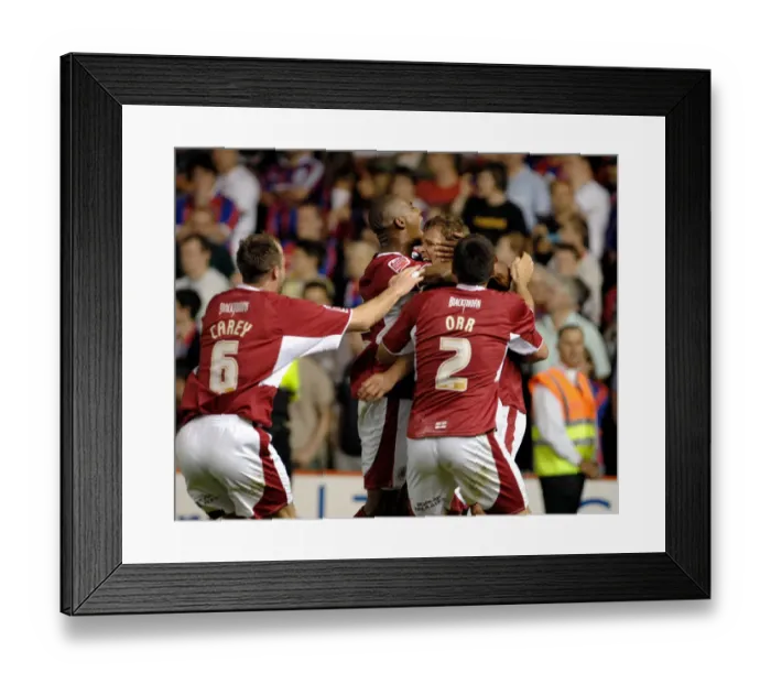 Framed Print : Bristol City Football Club: Unforgettable Play-Off Victory Celebration vs. Crystal Palace