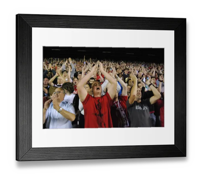 Framed Print : The Dramatic 2007-08 Play-Off Clash: Bristol City vs. Crystal Palace
