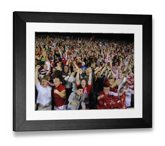Framed Print : Bristol City First Team: Season 07-08: Bristol City V Crystal Palace Play Off