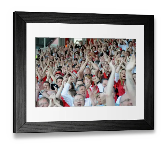 Framed Print : Bristol City vs. Crystal Palace: The Dramatic Play-Off Showdown (07-08)