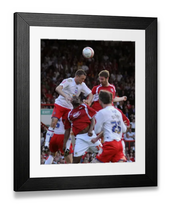 Framed Print : Play-Off Drama: Jamie McCombe in Action for Bristol City vs. Crystal Palace