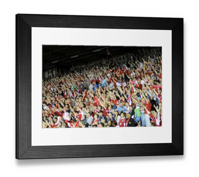 Framed Print : The Dramatic 07-08 Play-Off Showdown: Bristol City vs. Crystal Palace