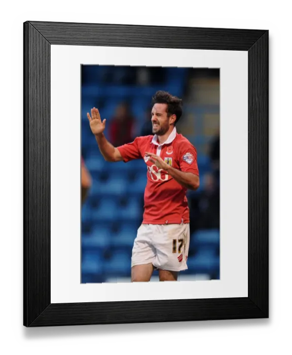 Framed Print : Bristol City's Greg Cunningham Scores the Winner: Gillingham vs. Bristol City, FA Cup Round One Framed Print : Bristol City's Greg Cunningham Scores the Winner: Gillingham vs. Bristol City, FA Cup Round One