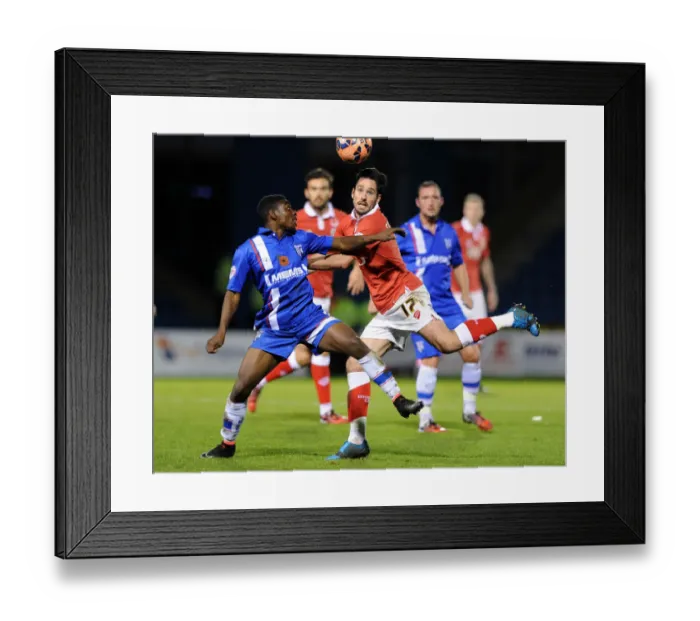 Framed Print : Bristol City vs Gillingham: Intense Aerial Battle Between Greg Cunningham and Jermaine McGlashan Framed Print : Bristol City vs Gillingham: Intense Aerial Battle Between Greg Cunningham and Jermaine McGlashan