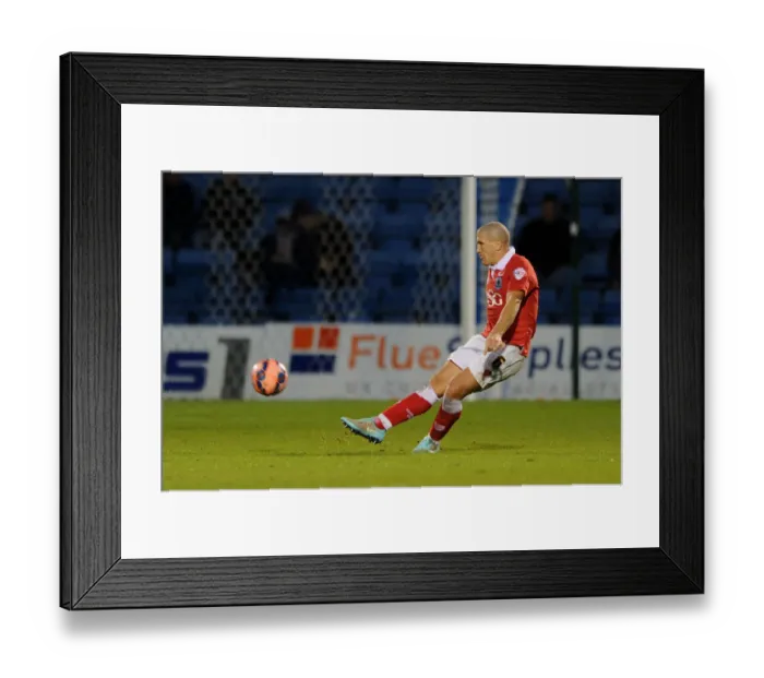Framed Print : Bristol City's Adam El-Abd in FA Cup Action at Gillingham's Priestfield Stadium, November 8, 2014