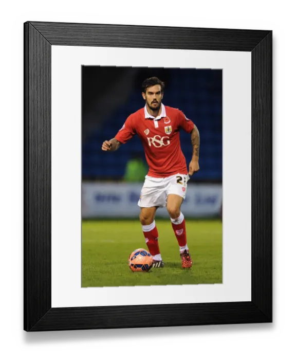 Framed Print : Marlon Pack in Action: FA Cup Round One at Gillingham's Priestfield Stadium Framed Print : Marlon Pack in Action: FA Cup Round One at Gillingham's Priestfield Stadium