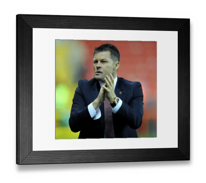 Framed Print : Steve Cotterill Leads Bristol City Against AFC Wimbledon in Johnstone's Paint Trophy Framed Print : Steve Cotterill Leads Bristol City Against AFC Wimbledon in Johnstone's Paint Trophy