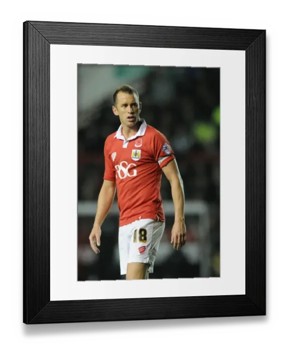 Framed Print : Bristol City vs AFC Wimbledon: Aaron Wilbraham in Action at Ashton Gate, November 11, 2014 Framed Print : Bristol City vs AFC Wimbledon: Aaron Wilbraham in Action at Ashton Gate, November 11, 2014