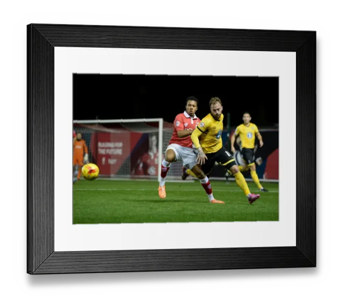 Framed Print : Bristol City vs AFC Wimbledon: A Battle for Ball Supremacy - Korey Smith vs Sean Rigg Framed Print : Bristol City vs AFC Wimbledon: A Battle for Ball Supremacy - Korey Smith vs Sean Rigg