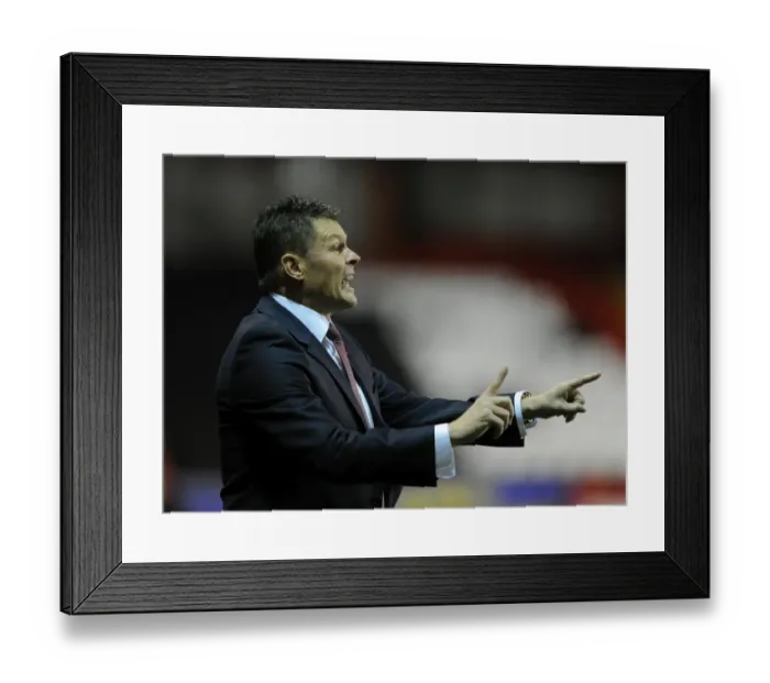 Framed Print : Steve Cotterill Directs Bristol City Against AFC Wimbledon in Johnstone's Paint Trophy Framed Print : Steve Cotterill Directs Bristol City Against AFC Wimbledon in Johnstone's Paint Trophy