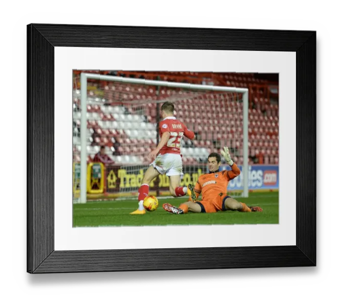 Framed Print : Bristol City vs AFC Wimbledon: Joe Bryan's Thwarted Attempt - Football, Johnstone's Paint Trophy, Ashton Gate Framed Print : Bristol City vs AFC Wimbledon: Joe Bryan's Thwarted Attempt - Football, Johnstone's Paint Trophy, Ashton Gate
