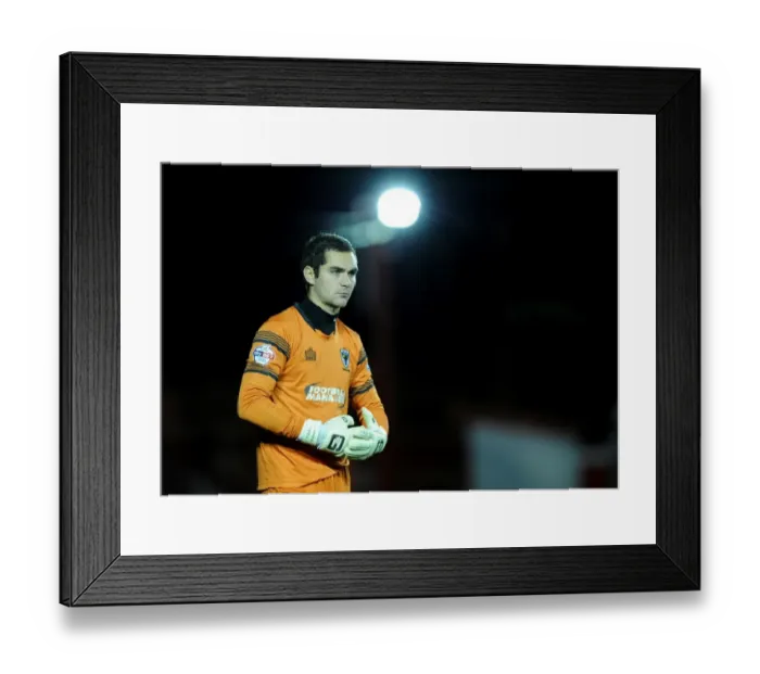 Framed Print : Clash at Ashton Gate: Brave Goalkeepers Face Off - Bristol City vs AFC Wimbledon, Johnstone's Paint Trophy Framed Print : Clash at Ashton Gate: Brave Goalkeepers Face Off - Bristol City vs AFC Wimbledon, Johnstone's Paint Trophy