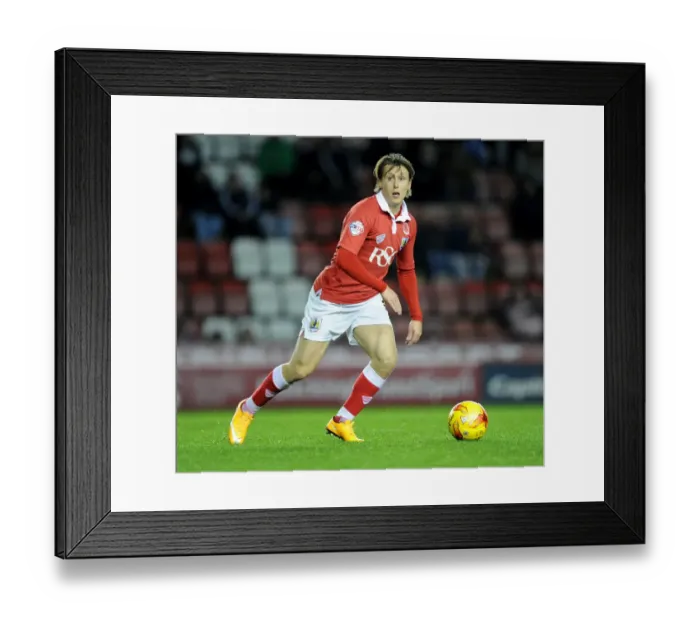 Framed Print : Luke Freeman in Action: Bristol City vs AFC Wimbledon, November 11, 2014 - Johnstone's Paint Trophy, Ashton Gate Framed Print : Luke Freeman in Action: Bristol City vs AFC Wimbledon, November 11, 2014 - Johnstone's Paint Trophy, Ashton Gate