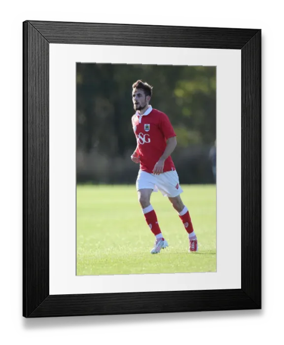Framed Print : Bristol City's Lewis Hall in Action at Training