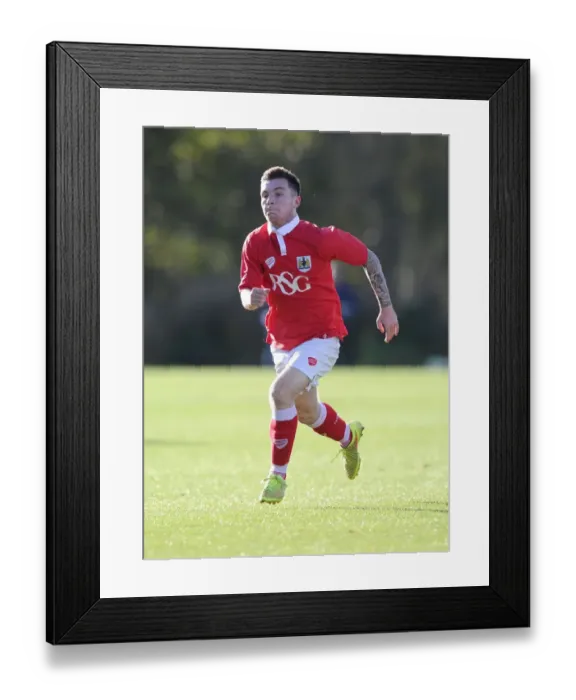 Framed Print : Jamie Horgan in Action: Bristol City U21s vs. Crewe U21s