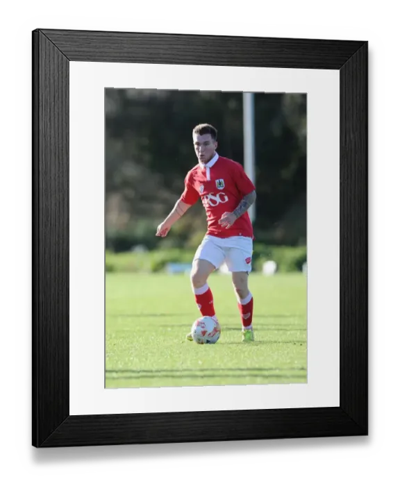 Framed Print : Focus on Jamie Horgan: Training Intensity at Bristol City FC's Youth Development League