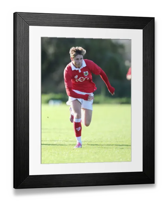 Framed Print : Bristol City's Wes Burns in Action at Training Framed Print : Bristol City's Wes Burns in Action at Training