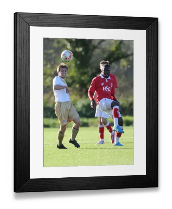 Framed Print : Bristol City's Gus Mafuta in Action: Training Session, November 2014
