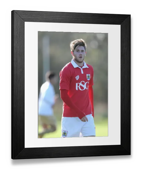 Framed Print : Bristol City's Wes Burns in Action at Training Framed Print : Bristol City's Wes Burns in Action at Training