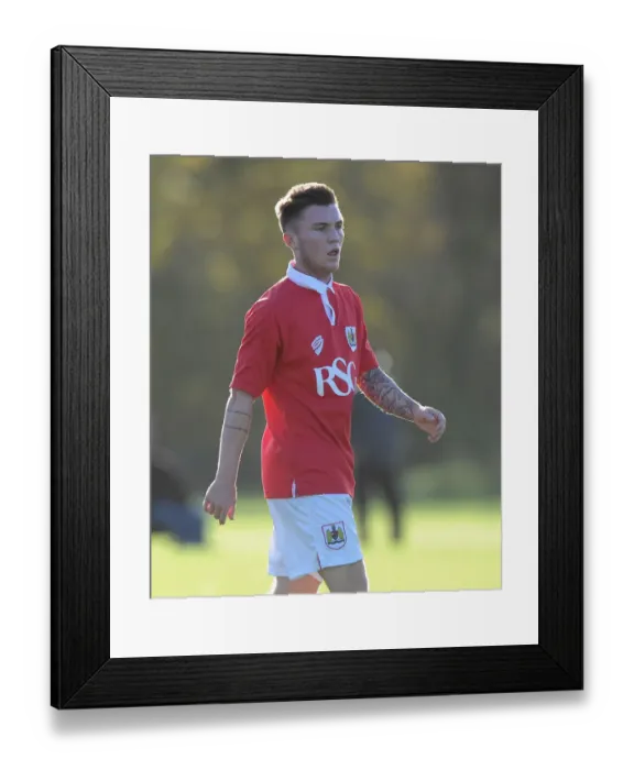 Framed Print : Bristol City U21s in Training: Jamie Horgan Focused Against Colchester U21s
