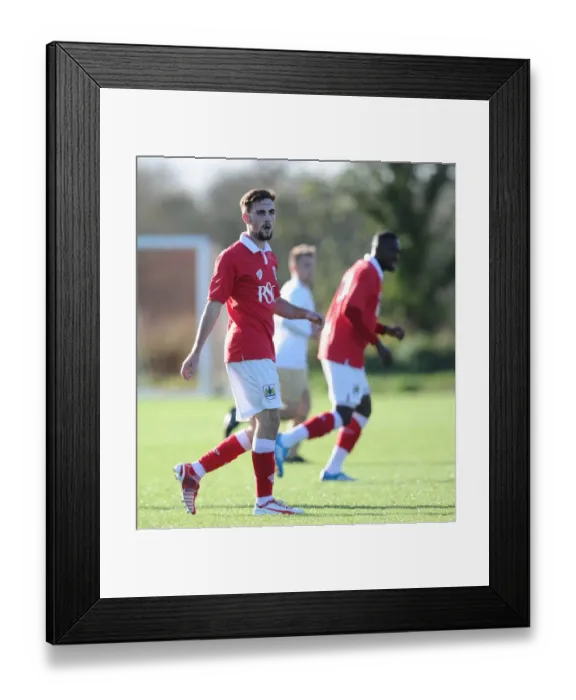 Framed Print : Bristol City's Lewis Hall in Action at Training