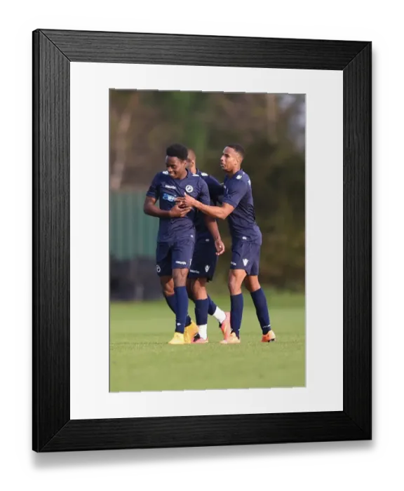Framed Print : Fred Onyedinma Scores the Winning Goal for Millwall U21s Against Bristol City Framed Print : Fred Onyedinma Scores the Winning Goal for Millwall U21s Against Bristol City