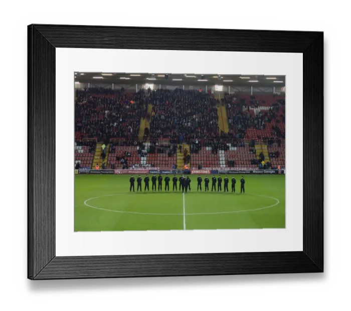 Framed Print : Bristol City vs AFC Wimbledon in Johnstone's Paint Trophy Clash at Ashton Gate Framed Print : Bristol City vs AFC Wimbledon in Johnstone's Paint Trophy Clash at Ashton Gate