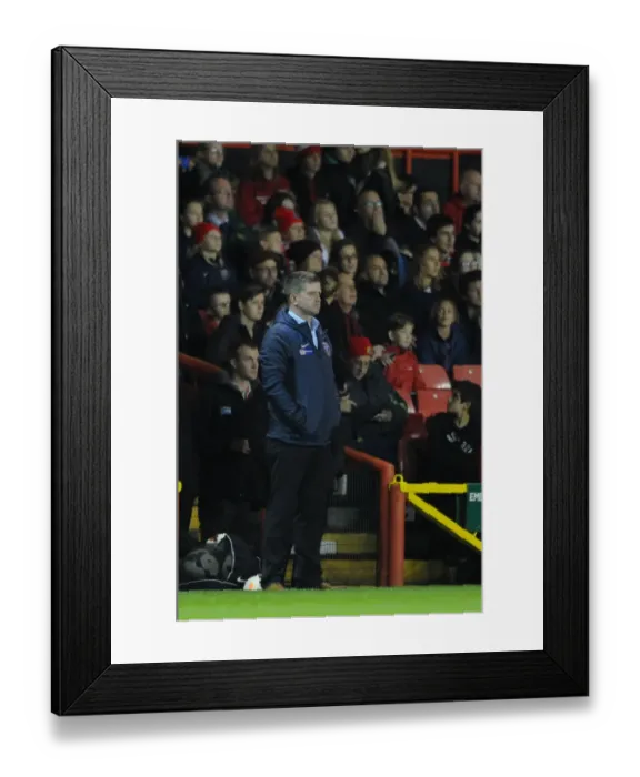 Framed Print : Bristol City FC's Dave Edmondson Faces FC Barcelona in Champions League Clash with Women's Team Framed Print : Bristol City FC's Dave Edmondson Faces FC Barcelona in Champions League Clash with Women's Team