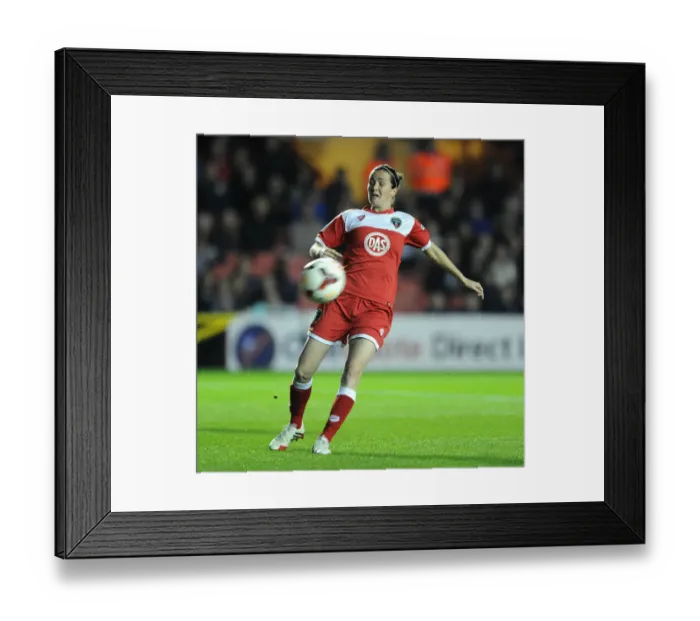 Framed Print : Natalia Pablos Sanchon of Bristol Academy in Action Against FC Barcelona - Women's Champions League (BAWFC v FC Barcelona) Framed Print : Natalia Pablos Sanchon of Bristol Academy in Action Against FC Barcelona - Women's Champions League (BAWFC v FC Barcelona)