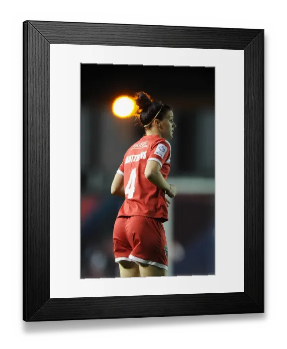 Framed Print : Jasmine Matthews in Action: Bristol Academy vs. FC Barcelona - Women's Champions League, Ashton Gate Framed Print : Jasmine Matthews in Action: Bristol Academy vs. FC Barcelona - Women's Champions League, Ashton Gate