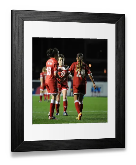 Framed Print : Bristol Academy Women's FC Triumphs over FC Barcelona: Penalty Victory