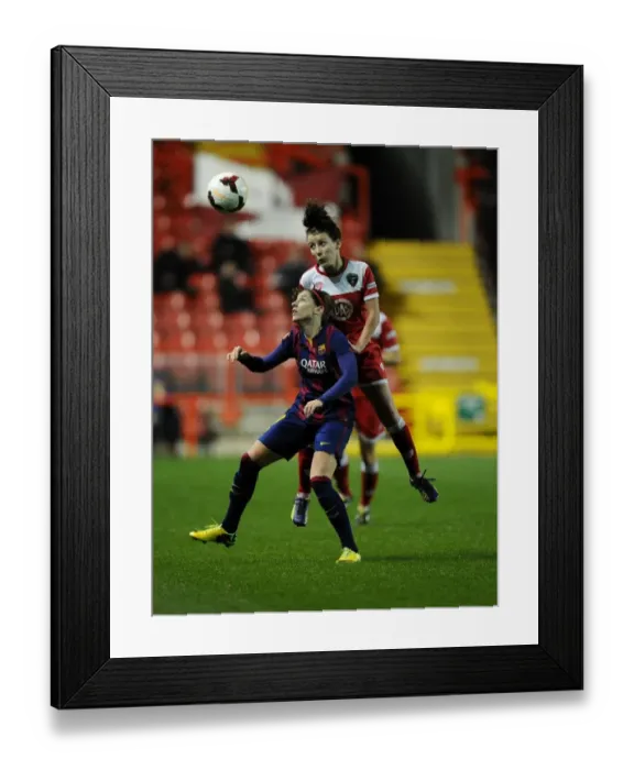 Framed Print : Battling for Supremacy: A High Stakes Showdown - Bristol Academy Women's FC vs. FC Barcelona Framed Print : Battling for Supremacy: A High Stakes Showdown - Bristol Academy Women's FC vs. FC Barcelona