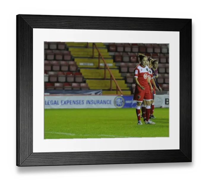 Framed Print : Bristol Academy FC vs. FC Barcelona: A Champions League Showdown at Ashton Gate Framed Print : Bristol Academy FC vs. FC Barcelona: A Champions League Showdown at Ashton Gate