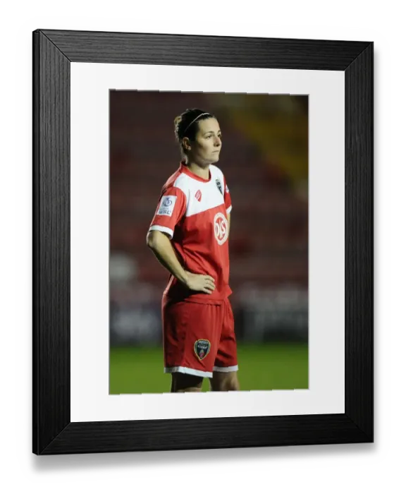 Framed Print : Natalia Pablos Sanchon in Action: Women's Champions League - Bristol Academy FC vs. FC Barcelona Framed Print : Natalia Pablos Sanchon in Action: Women's Champions League - Bristol Academy FC vs. FC Barcelona