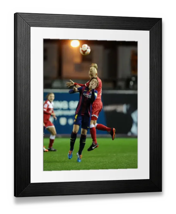 Framed Print : Battling for Supremacy: Sophie Ingle vs. Marta - A Champions League Showdown Framed Print : Battling for Supremacy: Sophie Ingle vs. Marta - A Champions League Showdown