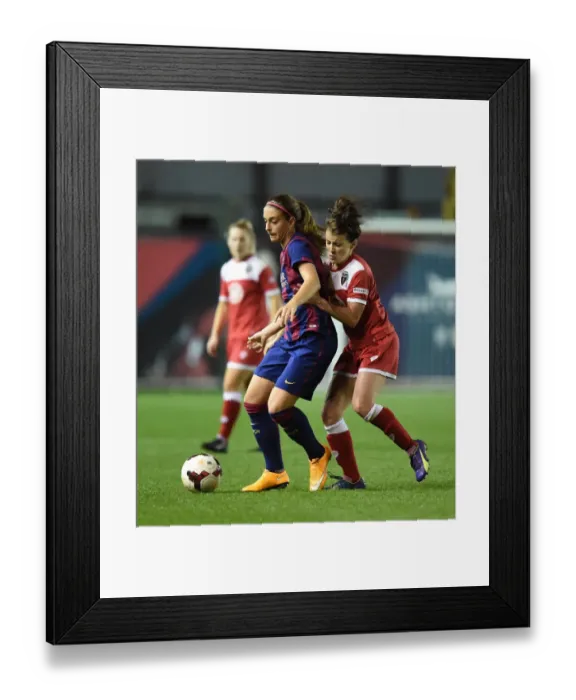 Framed Print : Bristol Academy v FC Barcelona 131114