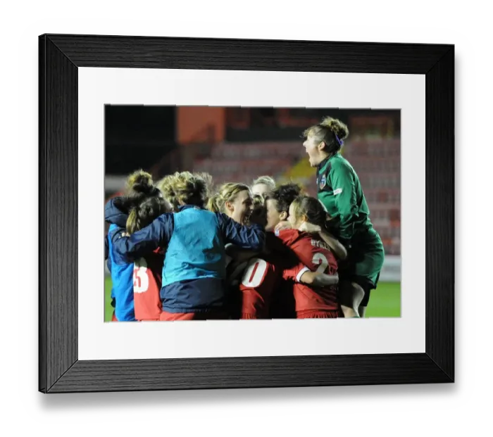Framed Print : Nail-Biting Victory: Bristol Academy Stuns FC Barcelona at Ashton Gate Framed Print : Nail-Biting Victory: Bristol Academy Stuns FC Barcelona at Ashton Gate
