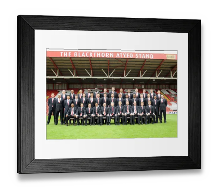 Framed Print : Bristol City First Team: 07-08 Season - Team Photo