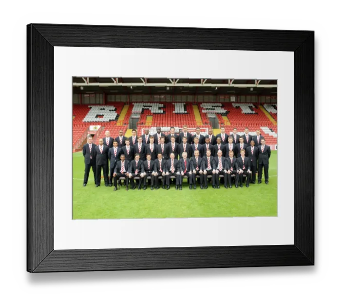 Framed Print : Play Off Team Photo