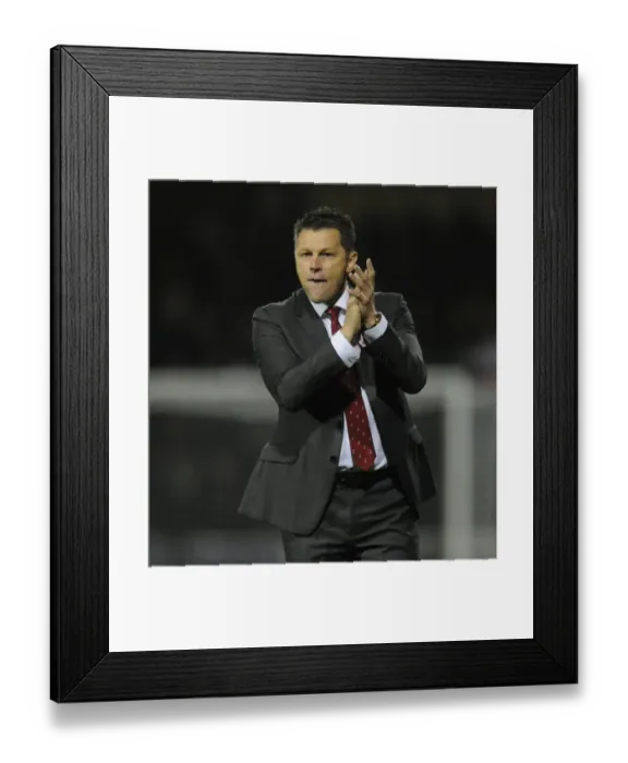 Framed Print : Steve Cotterill Leads Bristol City at Swindon Town, November 2014 - Football Manager Framed Print : Steve Cotterill Leads Bristol City at Swindon Town, November 2014 - Football Manager