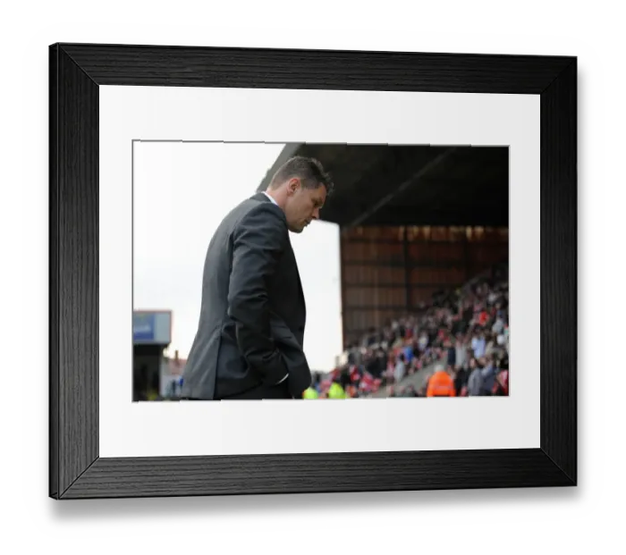 Framed Print : Steve Cotterill in Action: Leading Bristol City at Swindon Town, November 2014 - Football Manager Framed Print : Steve Cotterill in Action: Leading Bristol City at Swindon Town, November 2014 - Football Manager