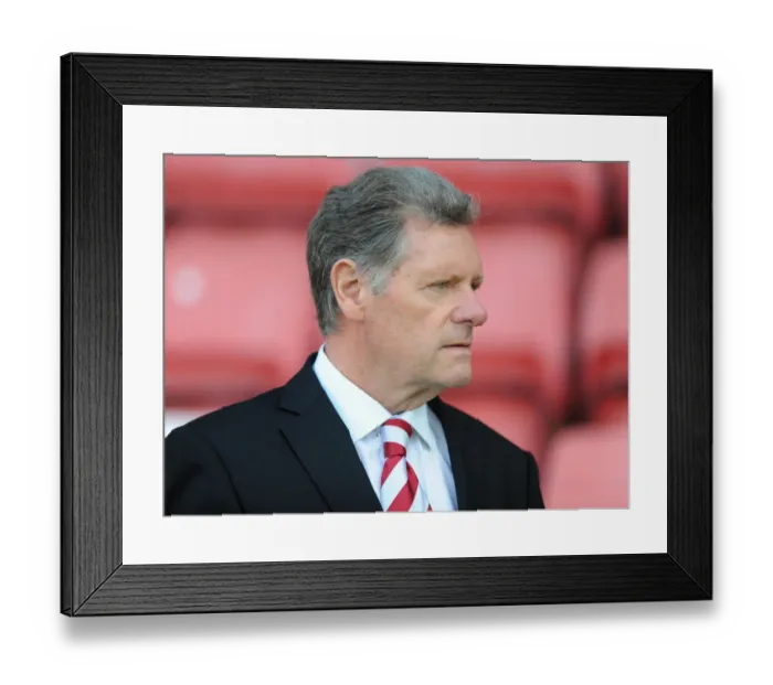 Framed Print : Bristol City Director Doug Harman at Swindon Town's County Ground, November 2014 Framed Print : Bristol City Director Doug Harman at Swindon Town's County Ground, November 2014