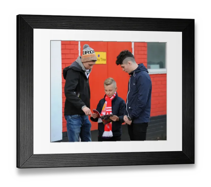 Framed Print : Bristol City Fans Rally at Swindon Town's County Ground, November 2014 Framed Print : Bristol City Fans Rally at Swindon Town's County Ground, November 2014
