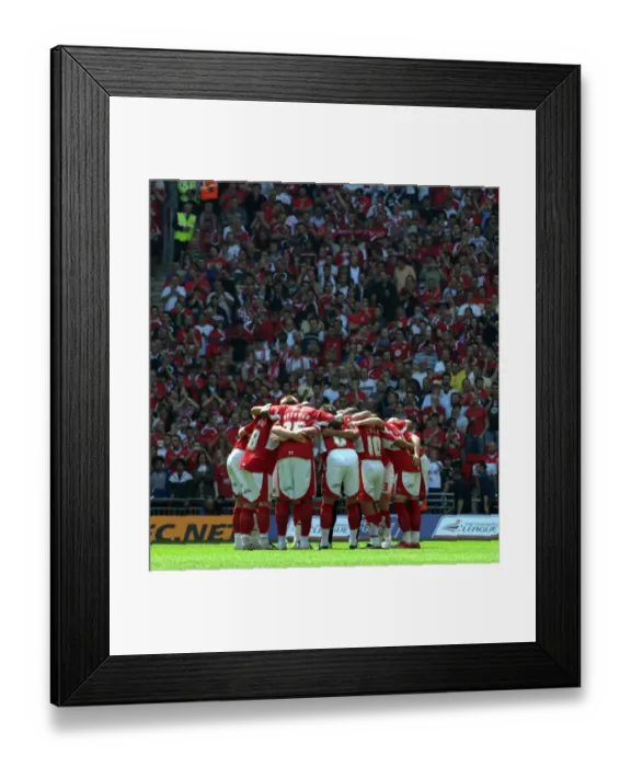 Framed Print : Bristol City: United in Determination - The Powerful Team Huddle before the Play-Off Final Framed Print : Bristol City: United in Determination - The Powerful Team Huddle before the Play-Off Final