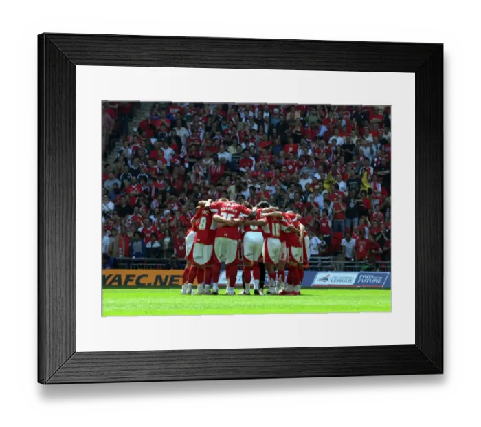 Framed Print : Team Huddle Framed Print : Team Huddle
