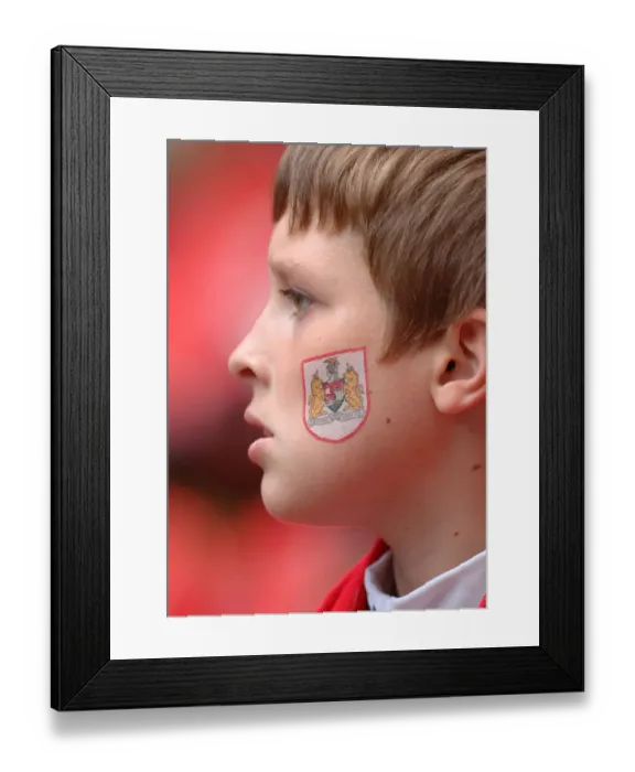 Framed Print : Bristol City FC's Thrilling Play-Off Final Victory - Season 07-08