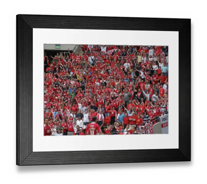 Framed Print : Bristol City FC: Championship Play-Off Final Victory - Season 07-08 Framed Print : Bristol City FC: Championship Play-Off Final Victory - Season 07-08