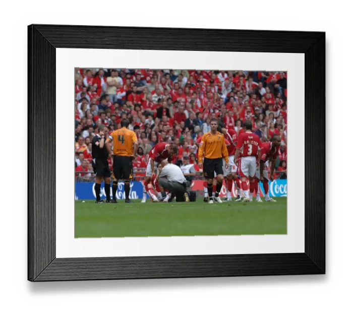 Framed Print : Bristol City FC's Thrilling Play-Off Victory: Season 07-08